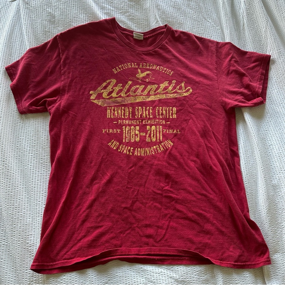 Red Atlantis Graphic T-Shirt